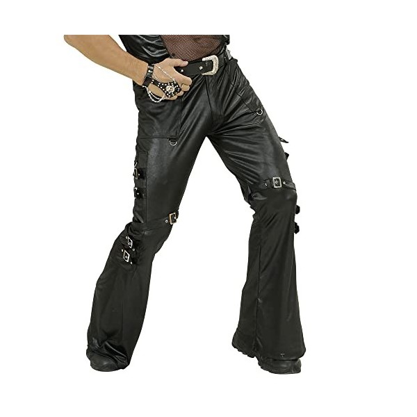 Leather look "ROCKER / BIKER PANTS" - L 