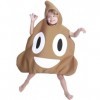 LVTFCO Kids Funny Creative Costumes Cute Poop Styling Costumes Halloween Kids Role Play Costumes,Brown-M