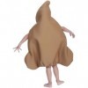 LVTFCO Kids Funny Creative Costumes Cute Poop Styling Costumes Halloween Kids Role Play Costumes,Brown-M