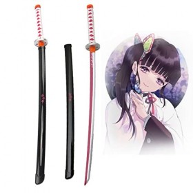 Vrseis Anime Cosplay Épée en Bois Tsuyuri Kanao Decoration Cos Katana Accessoire pour Halloween Wooden Jouets pour Enfants 75