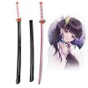 Vrseis Anime Cosplay Épée en Bois Tsuyuri Kanao Decoration Cos Katana Accessoire pour Halloween Wooden Jouets pour Enfants 75