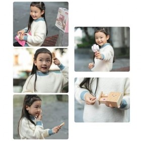 Kit Maquillage pour Enfants Kit Maquillage en Bois pour Enfants Petites Filles Cadeaux Princesse Jouet pour Filles Jouet Jeu 