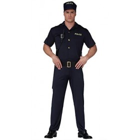Fiestas Guirca Agent de Police Adulte l 52-54 Costume pour Adulte