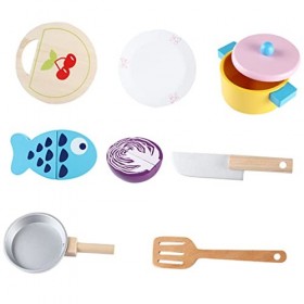 Toyvian 1 Jeu Jouet De Maison De Jeu Cuisine De Jeu pour Les Tout-Petits 1-3 Jouer à Jeu De Cuisine Montessori Jouet Drôle De