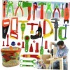 HOOTNEE 1 Jeu Outils pour Enfants Outils De Jeu Outils Électriques pour Enfants Malette Outils Caisse a Outil Ensemble Douti