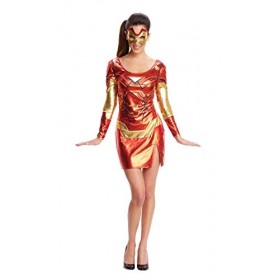 Rubies Officielle pour Femme Marvel Miss Iron Man Resue Adulte Costume – Extra Small 6 -8