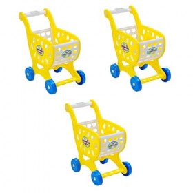 ibasenice 3 Pièces Puzzle Jouet Mini Panier Jouets Éducatifs pour Les Enfants Faire Semblant De Au Chariot Jouets De Jeu De R