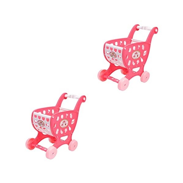 ibasenice 3 Pièces Puzzle Jouet Mini Panier Jouets Éducatifs pour Les Enfants Faire Semblant De Au Chariot Jouets De Jeu De R