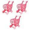 ibasenice 3 Pièces Puzzle Jouet Mini Panier Jouets Éducatifs pour Les Enfants Faire Semblant De Au Chariot Jouets De Jeu De R