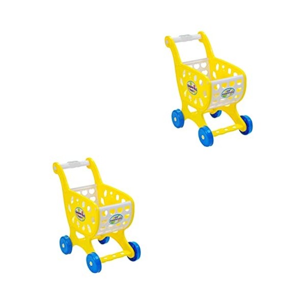 ibasenice 3 Pièces Puzzle Jouet Mini Panier Jouets Éducatifs pour Les Enfants Faire Semblant De Au Chariot Jouets De Jeu De R