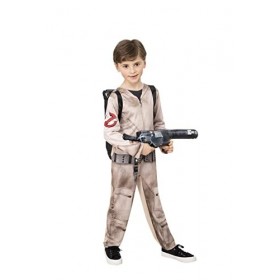 Smiffys 51620 - Enfants - Sous licence officielle - Déguisement Fantômes Afterlife - Taille - M - Âge : 7-9 ans, Beige