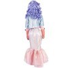 Ciao Shellnelle sirène robe costume déguisement original Mermaze Mermaidz fille Taille 6-8 ans avec perruque