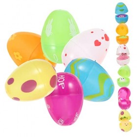 SAFIGLE 24 Pièces Coquilles DOeufs De Pâques Jouets pour Enfants Jouet pour Enfant Jouets danimaux pour Enfants Cadeaux Ant