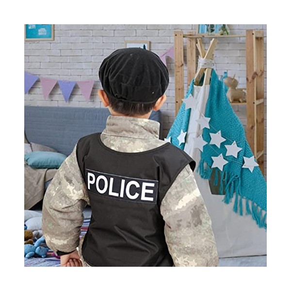 WOTEG policier créatif pour enfants – Jeu rôle Interpol – Jeu rôle – Menottes – Maison jeu pour cultiver lesprit dentrepris