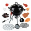 Theo Klein 9401 Barbecue Couvercle Weber Premium Avec Fonction Sonore Et Lumineuse Avec Brasier Pince Barbecue Et Beaucoup D