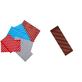 Monetique BRADEU5102050 Lot de 4 Paquets de 250 bracelets pour billets euro 5/10/20/50 euro & BRADEU050 Paquet de 250 Bracele