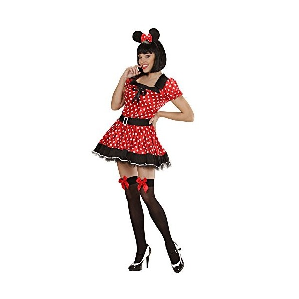 "MOUSE GIRL" dress with sewn-in petticoat, ears - XL 