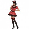 "MOUSE GIRL" dress with sewn-in petticoat, ears - XL 
