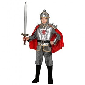 "KNIGHT" tunic with armour & cape, belt, helmet - 158 cm / 11-13 Years 
