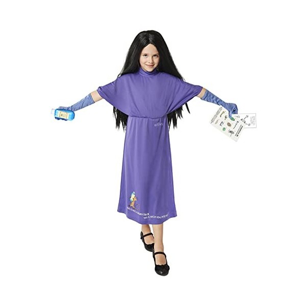 amscan 9916919 – Costume officiel Roald Dahl Grand High Witch pour enfant de 6 à 8 ans