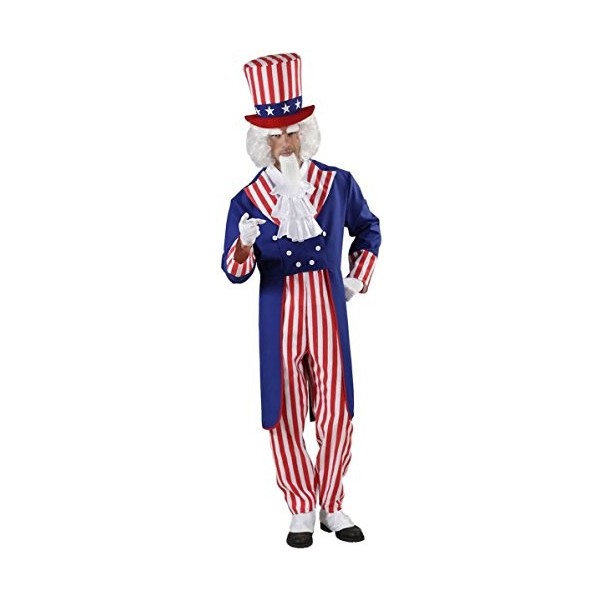 "MR. AMERICA" tailcoat, shirt withjabot, pants, hat - S 