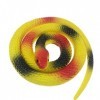 TOYANDONA Lot de 8 serpents en caoutchouc réalistes faux serpents jouets pour objets de scène de jardin pour effrayer les ois