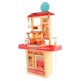 Ensemble de Jeu de Cuisine de Jeu de Rôle, Simulation dEnsemble de Jeu de Cuisine pour Enfants de 65 Cm pour Tout-Petits de 