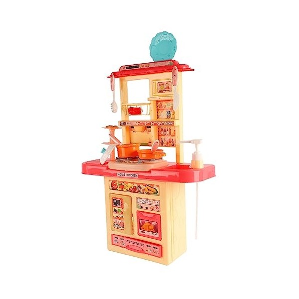 Ensemble de Jeu de Cuisine de Jeu de Rôle, Simulation dEnsemble de Jeu de Cuisine pour Enfants de 65 Cm pour Tout-Petits de 