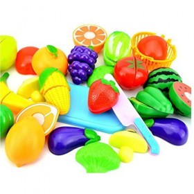 Cuisine simulative Jouets de coupe Creative Fruit avec Planche à découper Accessoires de cuisine pour lapprentissage Jouets 