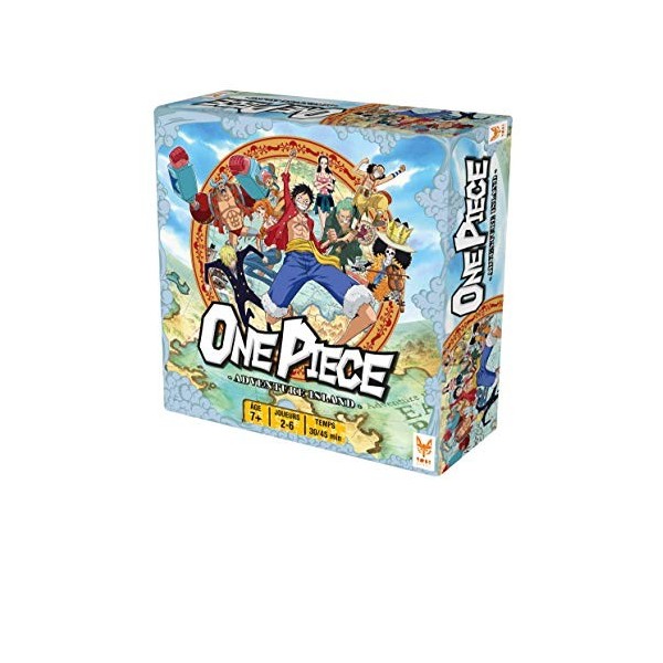 Topi Games - One Piece - Adventure island - Jeu de société - Jeu de plateau - A partir de 8 ans - 2 à 6 joueurs - OP-629003