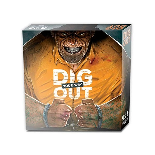 Borderline Editions - Dig Your Way Out - Jeu De Société - Stratégie - Qui Sortira De Prison Le Premier - À Jouer Entre Amis o