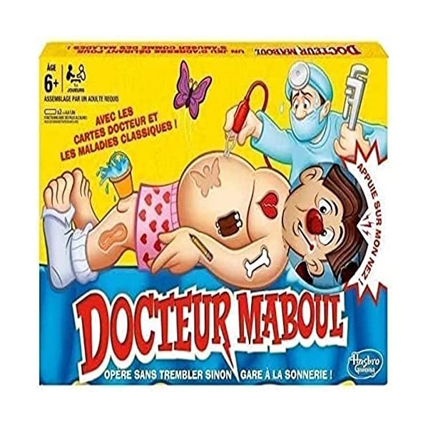 HASBRO Gaming - Docteur Maboul - Jeu de Societe, Jeu Educatif