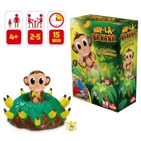 Hop La Banana - Jeux de Société pour Enfants dès 4 Ans - Jeux dActions dAdresse et Rapidité - A Jouer en Famille de 2 à 5 j