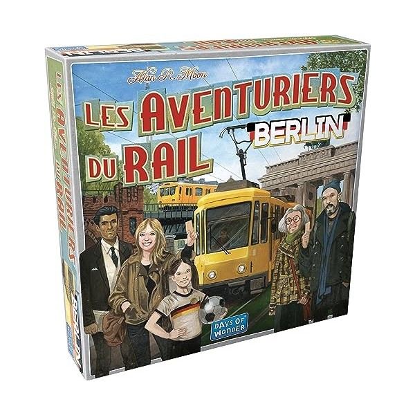 Days of Wonder - Les Aventuriers du Rail : Europe - Version Française - Unbox Now - Jeu de Société pour Enfants dès 8 ans - 2