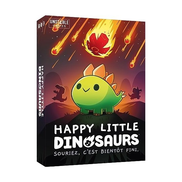 Asmodee Happy Little Dinosaurs - Jeu d Ambiance - De 2 à 4 Joueurs - 8 Ans et Plus