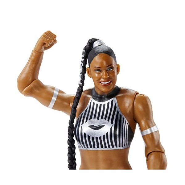 WWE Wrestlemania figurine articulée de catch Bianca Belair, en tenue de combat, jouet pour enfant, HDD79