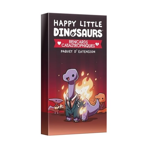 Asmodee Happy Little Dinosaurs - Jeu d Ambiance - De 2 à 4 Joueurs - 8 Ans et Plus
