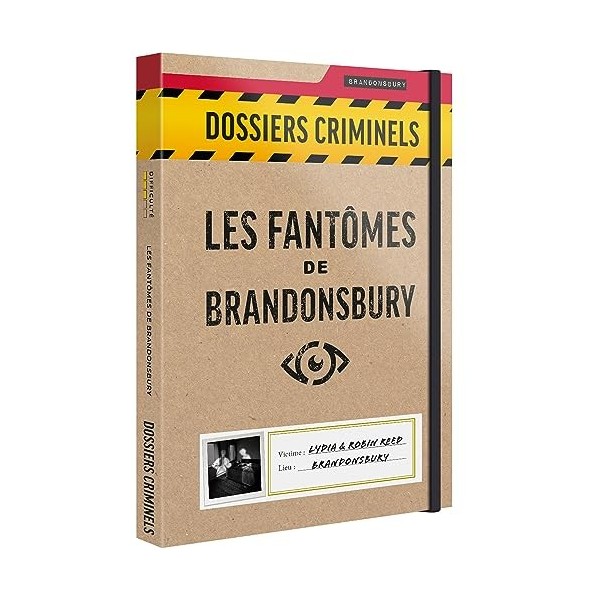 Dossiers Criminels - Les Fantômes de Brandonsbury : Découvrez Les Secrets Obscurs dun Hôtel Maudit - Jeu de Societe Escape G