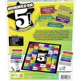 Nommez-En-5 - Jeu de société - A Partir de 12 Ans - A Jouer En Famille Ou Entre Amis - A Vous De Trouver 5 Réponses Seul Ou E