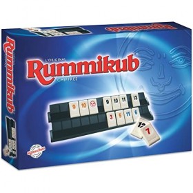 Rummikub Chiffres, Jeu de Societe de Reflexion, Jeu de Plateau Type educatif,7 Ans et Plus, Version Francaise, Multicolore