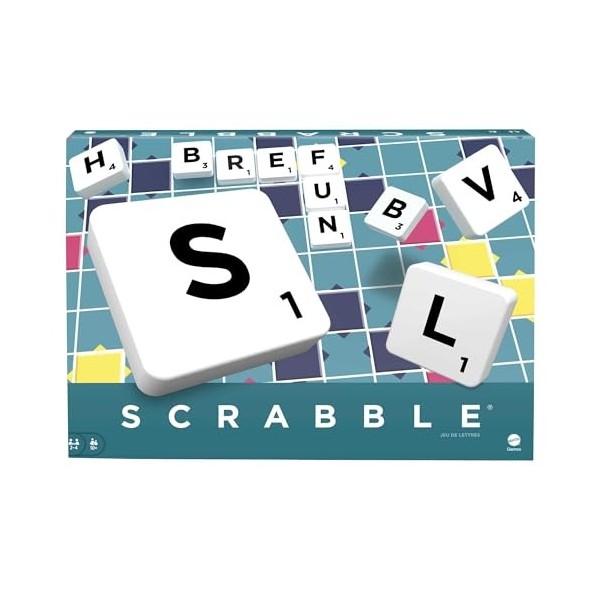 Scrabble Classique Original Version française, Jeu De Société, Plac...