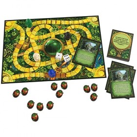Jumanji - Rétro Version Voyage - Jeu De Société Simplifié Pour Toute La Famille Ou Pour Amis - Avec Plateau De Jeu, Nombreux 