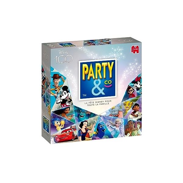 Party & Co édition Disney - jeu de société - jeu de plateau et ambiance - famille - à partir de 4 ans - 2 joueurs et +