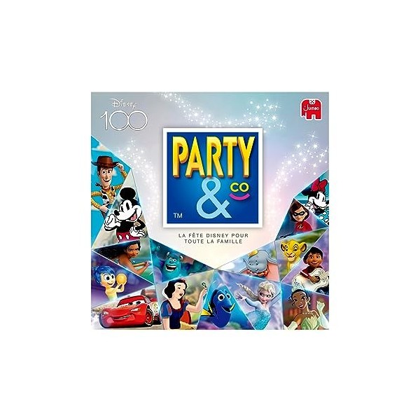 Party & Co édition Disney - jeu de société - jeu de plateau et ambiance - famille - à partir de 4 ans - 2 joueurs et +