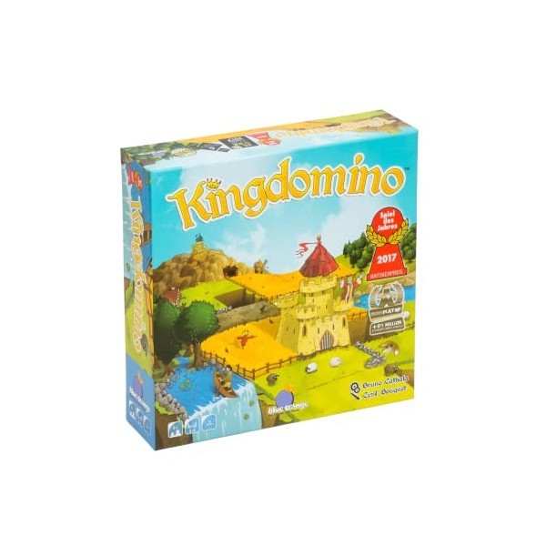 Jeu Dragomino (Kingdomino Enfants) - Jeu De Société Familial, Tuiles, Dragons, 2 à 4 Joueurs, Dès 5 Ans