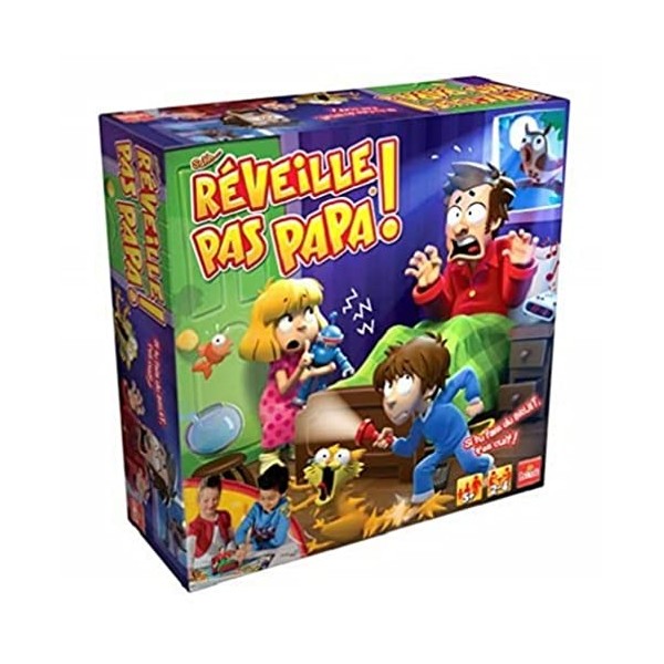 Réveille Pas Papa! - Jeux de Société pour Enfants - A partir de 5 Ans - Jeu Drôle Développant Concentration, Réflexion et Mot