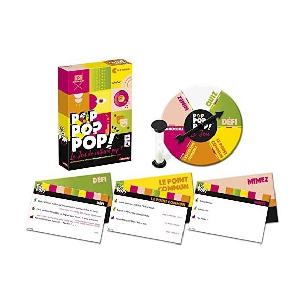 Pop Pop Pop - Jeu de société - Jeu dambiance et de Connaissances - Dès 16 ans - À partir de 4 joueurs - Version Française - 