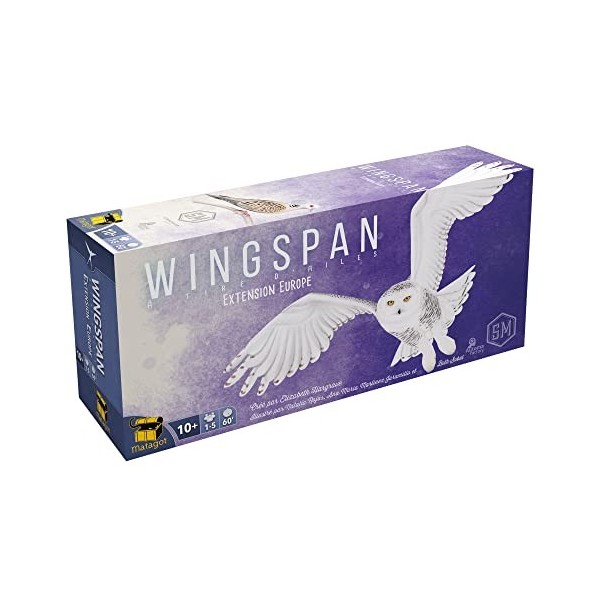 Matagot Wingspan Extension Europe - Collection Bird pour 1 à 5 joueurs dès 10 ans édition française 