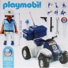 Playmobil - 3655 - Jeu de construction - Policier / quad