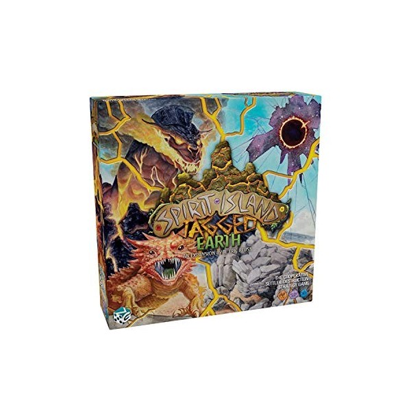 Greater Than Games , Jagged Earth: Spirit Island Expansion, Board Game, 1-6 Players, Ages 13+, 90-120 Minutes Playing Time